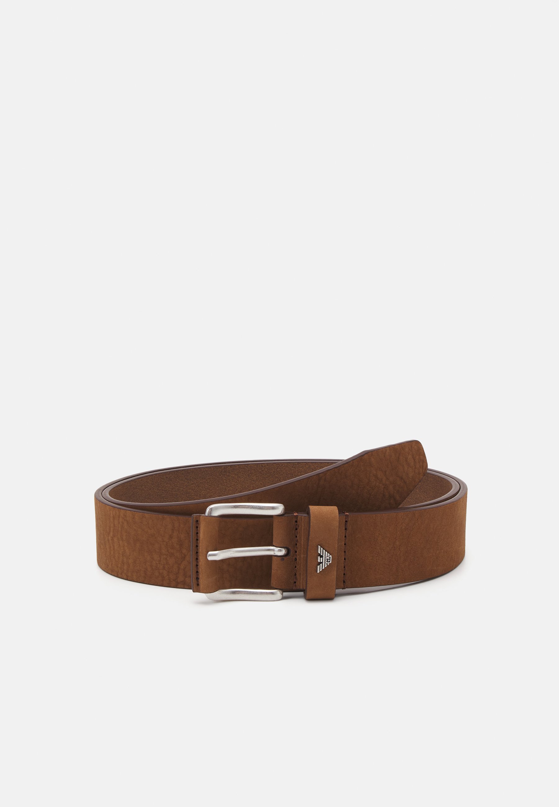 Emporio Armani CINTURA Belt nut/black Zalando