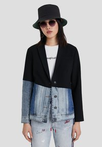 Desigual SLIM HYBRID BIMATERIAL - Bleiseri - black