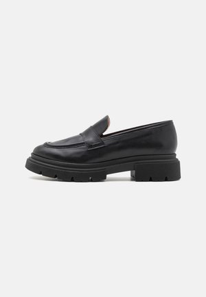 Slippers - black shiny
