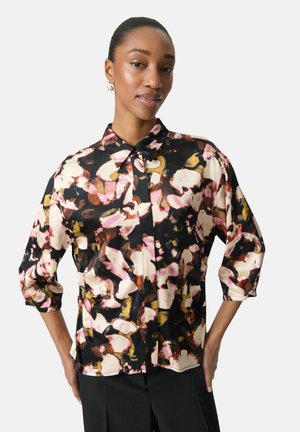Soaked in Luxury Camicia - chocolate autumn leaves