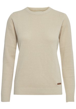 Oxmo OXSARAH - Strickpullover - Svetr - oyster gray