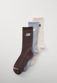 PERFORMANCE CREW SOCKS UNISEX 6 PACK - Calcetines de deporte - grey/beige/brown