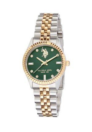 U.S. Polo Assn. Watch - silver yellow gold dark green