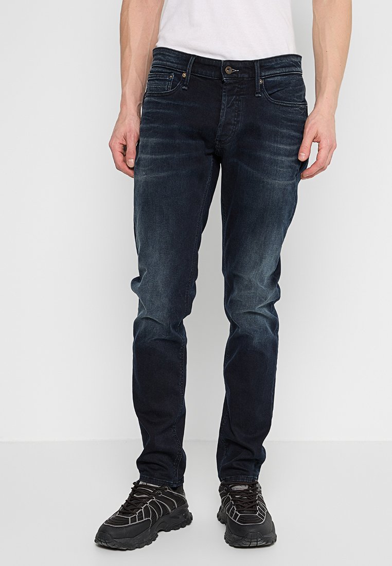 Denham Slim fit jeans donkerblauw Denham Slim fit jeans donkerblauw