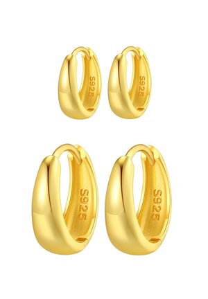 DOME HOOP 2 PACK - Earrings - gold-coloured