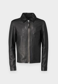 EROL JACKET - Lederjacke - black