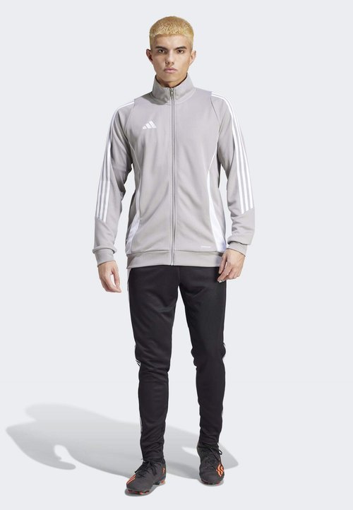 adidas TIRO24 TRAINING JACKET - Training jacket - team mid grey/white — foto 2