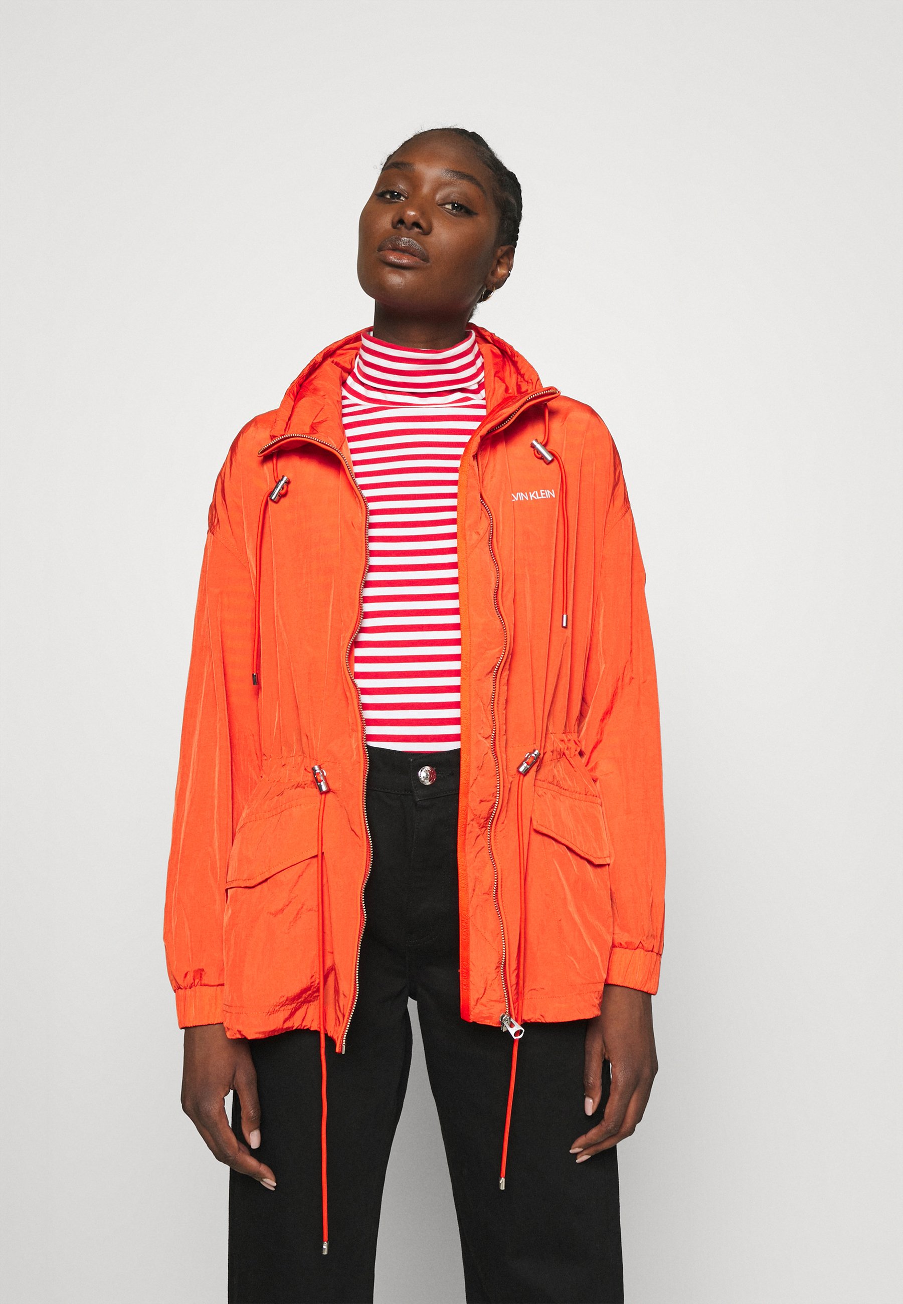 Calvin Klein PACKABLE JACKET - Summer jacket - fiesta/orange 