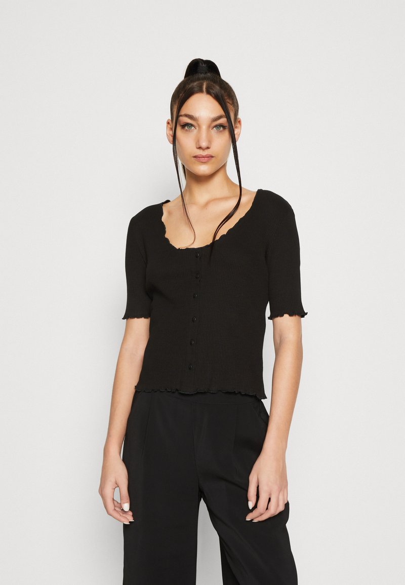 Pieces PCNUKISA CARDIGAN Cardigan black Zalando.ie