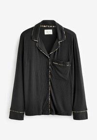 BUTTON THROUGH REGULAR FIT SET - Pidžamas komplekts - black
