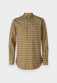 CUSTOM FIT PLAID TWILL SHIRT - Majica - olive/khaki