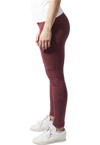 Urban Classics Leggingsit - burgundy