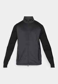 DEVIN HYBRID ZIP SWEATER - Outdoor jacket - black