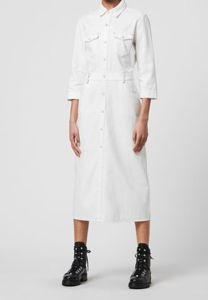 Vestido camisero - white