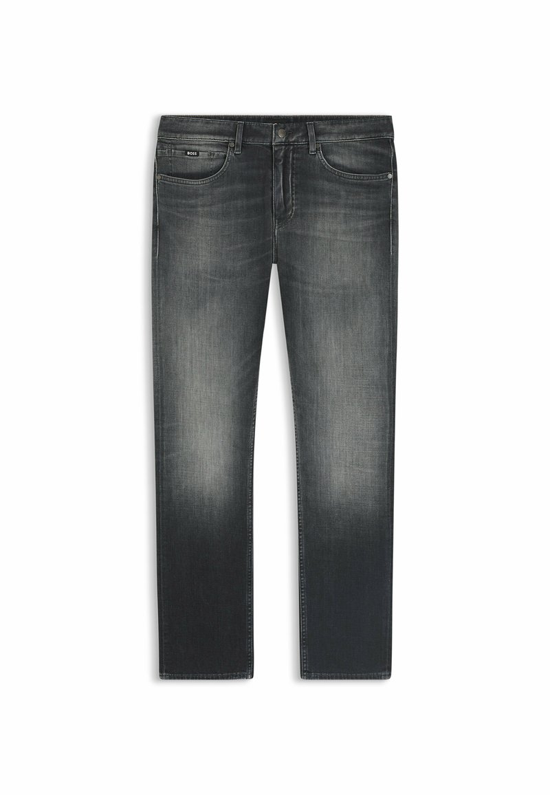 BOSS C-DELAWARE - Straight leg jeans - charcoal nine/mottled anthracite ...
