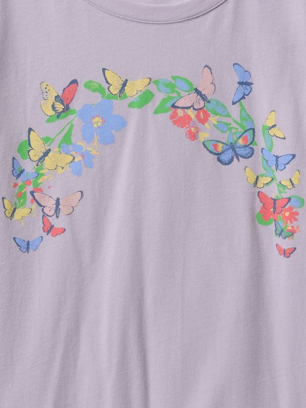 VALUE GIRLS - Print T-shirt - perfumed lilac3