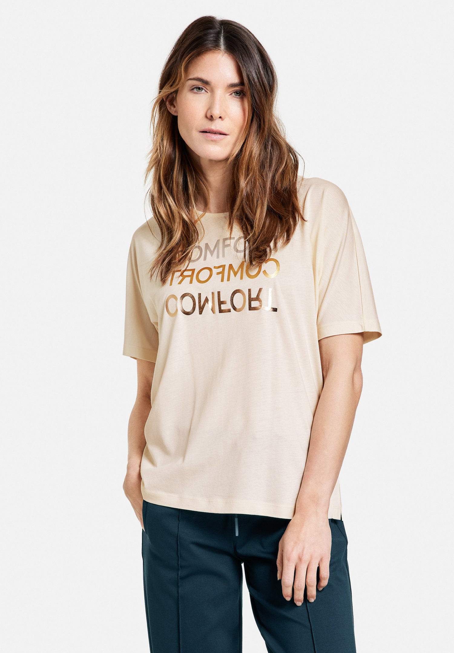 Gerry Weber Camiseta estampada - shell/beige Zalando.es