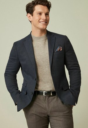 Next TEXTURED SMART - Blazer - navy blue