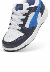 Puma REBOUND  - Tenisky - white hyperlink blue galactic gray
