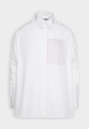 Heathe DERIN THREAD EMBELLISHED POCKET SHIRT - Vapaa-ajan kauluspaita - white