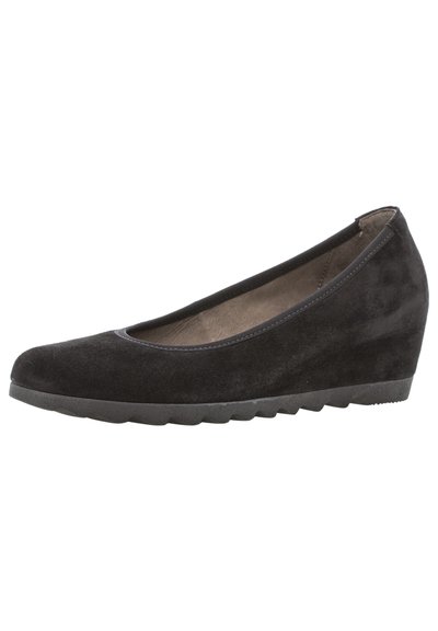 Keilpumps Schwarz
