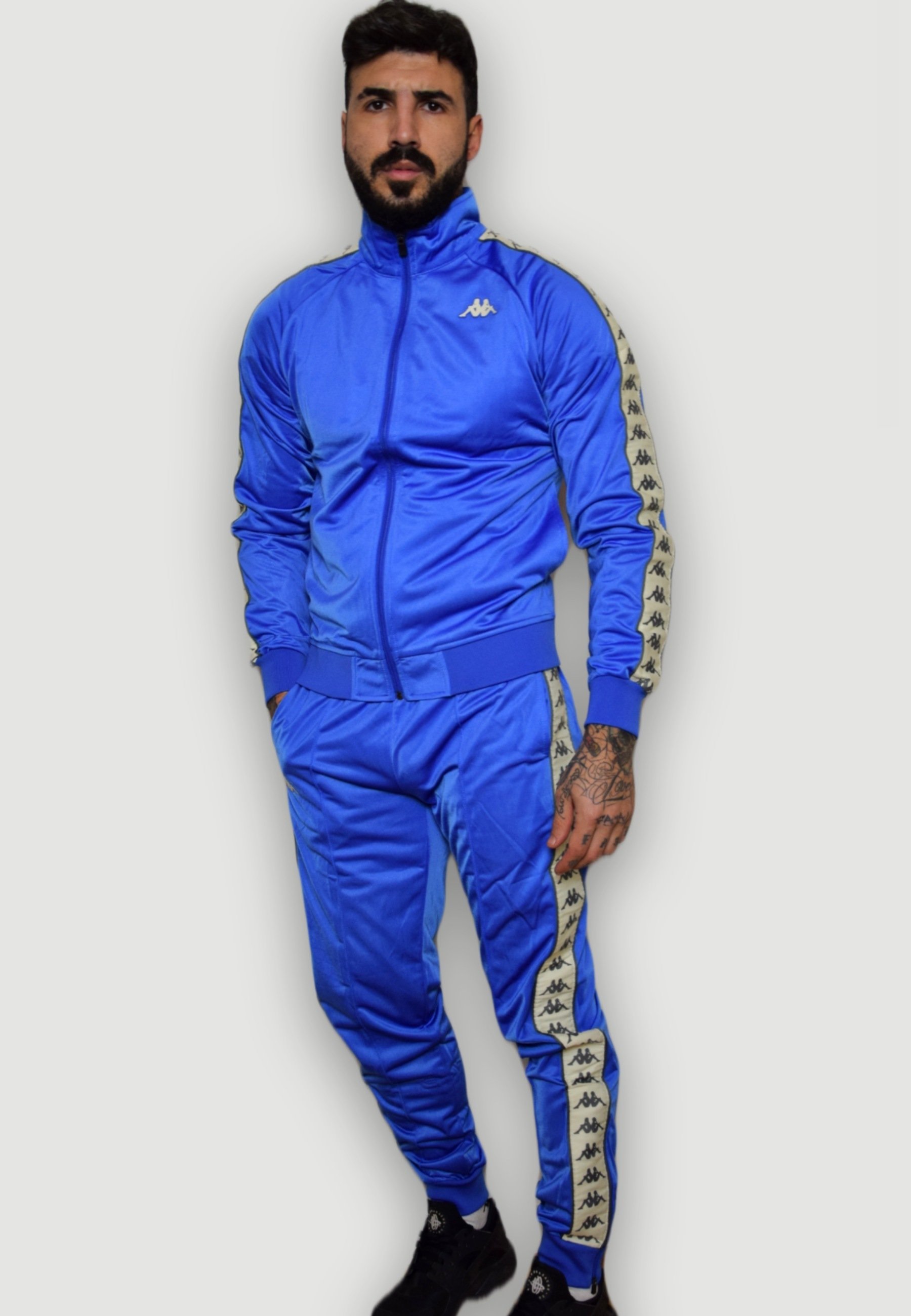 Kappa Tuta - blue royal - beige/blu - Zalando.it