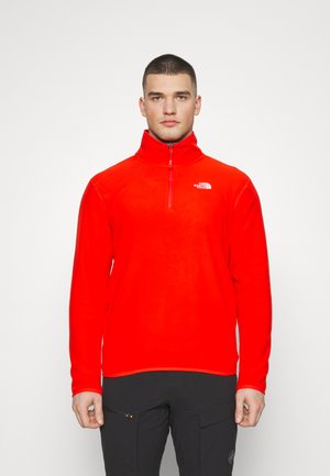 100 GLACIER 1/4 ZIP - Fleecepullover - fiery red
