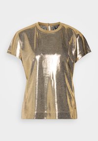 O NECK TEE - Tričko s potlačou - gold