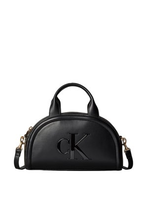 Calvin Klein, CALVIN KLEIN SIGNATURE MONOGRAM CROSSBODY BAG - Handtas - black