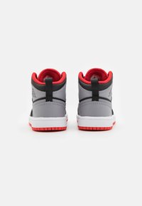Jordan JORDAN 1 MID UNISEX - Visoke tenisice - black/cement grey/fire red/white