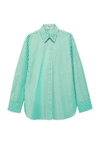 Button-down blouse - green