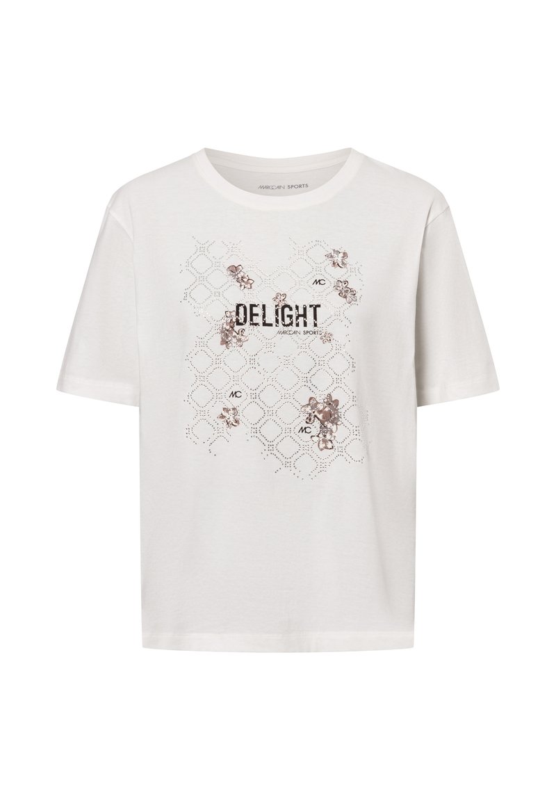 Marc Cain Print T-shirt - weiß
