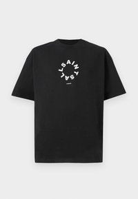 TIERRA CREW - T-shirt imprimé - jet black