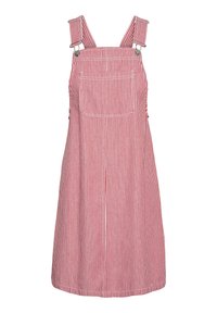 PCALLO DRESS - Denimové šaty - salsa/cloud dancer