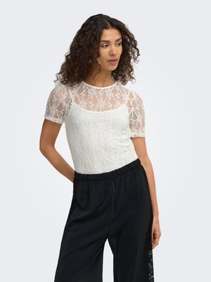 ONLY, T-SHIRT ONLALBA T-SHIRT - Blouse - cloud dancer