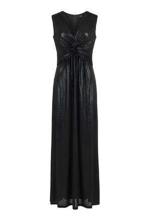 Outfitters Nation, VESTIDO MIDI BRILLO CRUZADO CON ESCOTE V - Vestido de cóctel - black