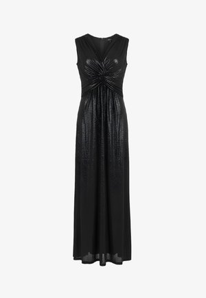 Outfitters Nation, VESTIDO MIDI BRILLO CRUZADO CON ESCOTE V - Vestido de cóctel - black