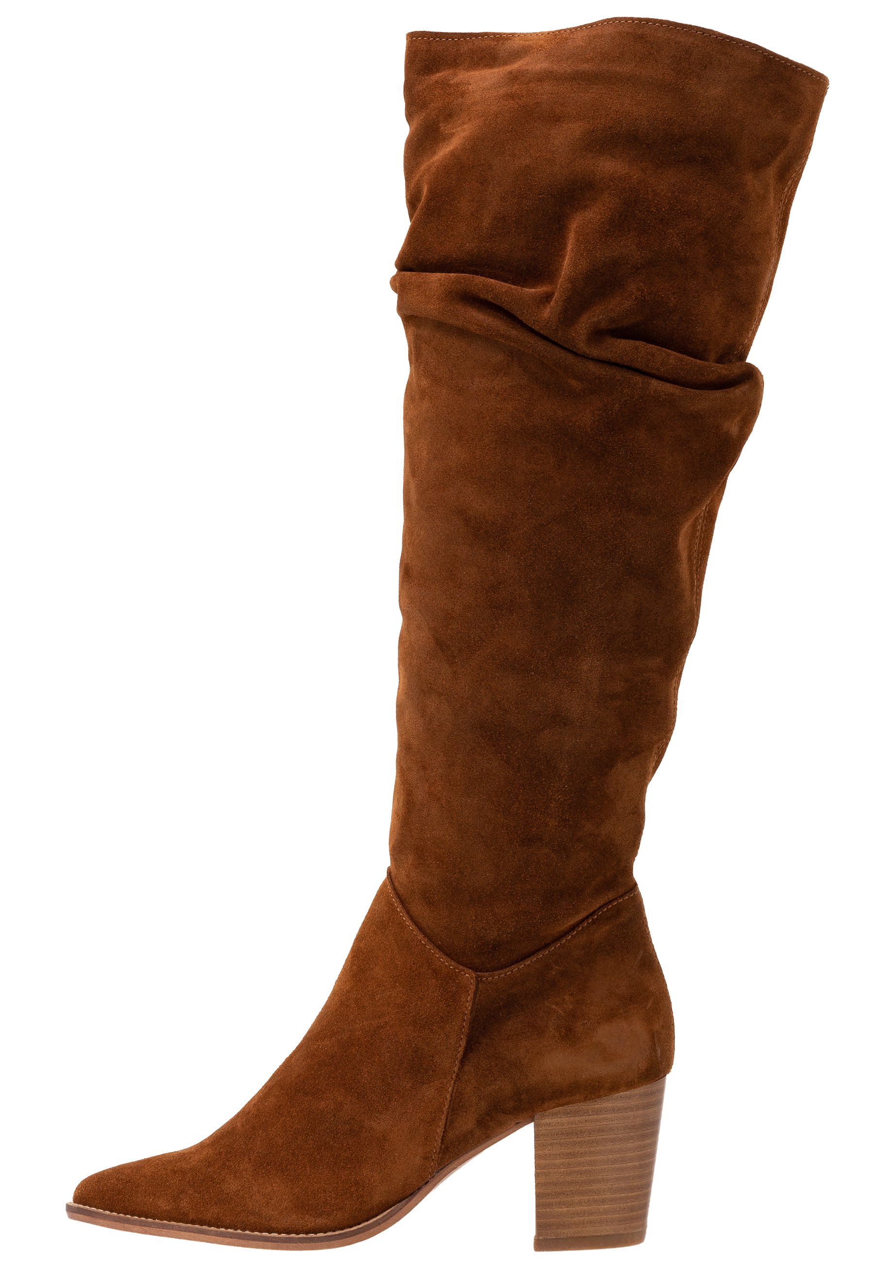 Anna Field LEATHER BOOTS Klassiska stövlar cognac Anna Field LEATHER Klassiska stövlar beige Zalando.se