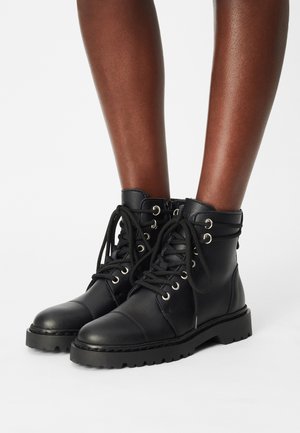NAE Vegan Shoes, Bottines à lacets - black