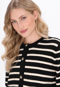 DreiMaster Cardigan - black offwhite