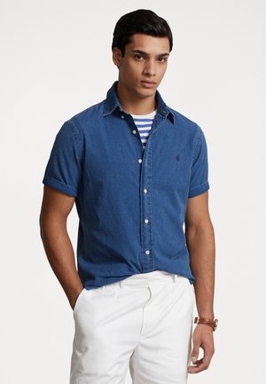 Polo Ralph Lauren CUSTOM FIT SEERSUCKER SHIRT - Hemd - dark indigo