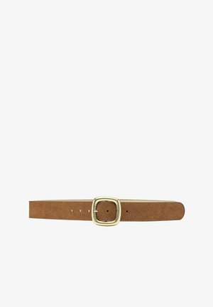 PULL&BEAR, SQUARE BUCKLE - BELT - Gürtel - brown