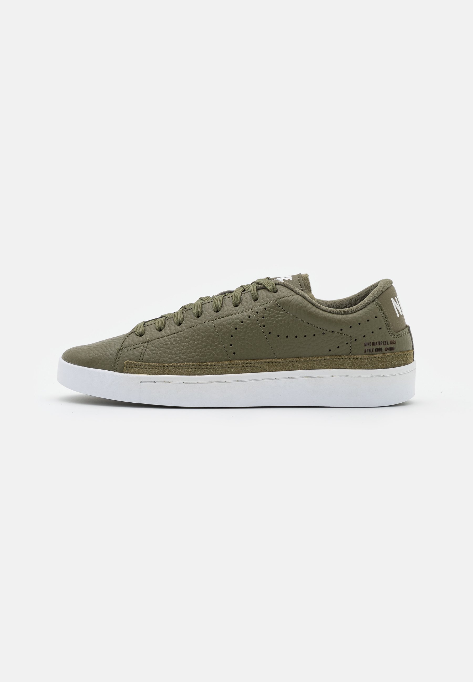 Nike Sportswear BLAZER UNISEX - Zapatillas - medium olive/sail/white/verde  oscuro - Zalando.es