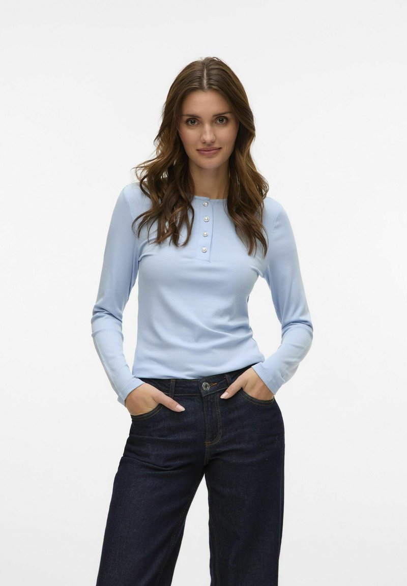 Vero Moda Ilgarankovis viršutinės dalies drabužis - cashmere blue