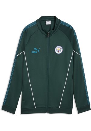 MANCHESTER CITY KING ANTHEM - Klubbkläder - green terrain/tropical blue