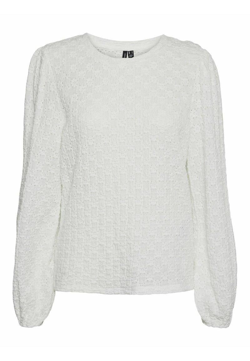 Vero Moda VMFLOWER - Blusa - snow white/branco - Zalando.pt