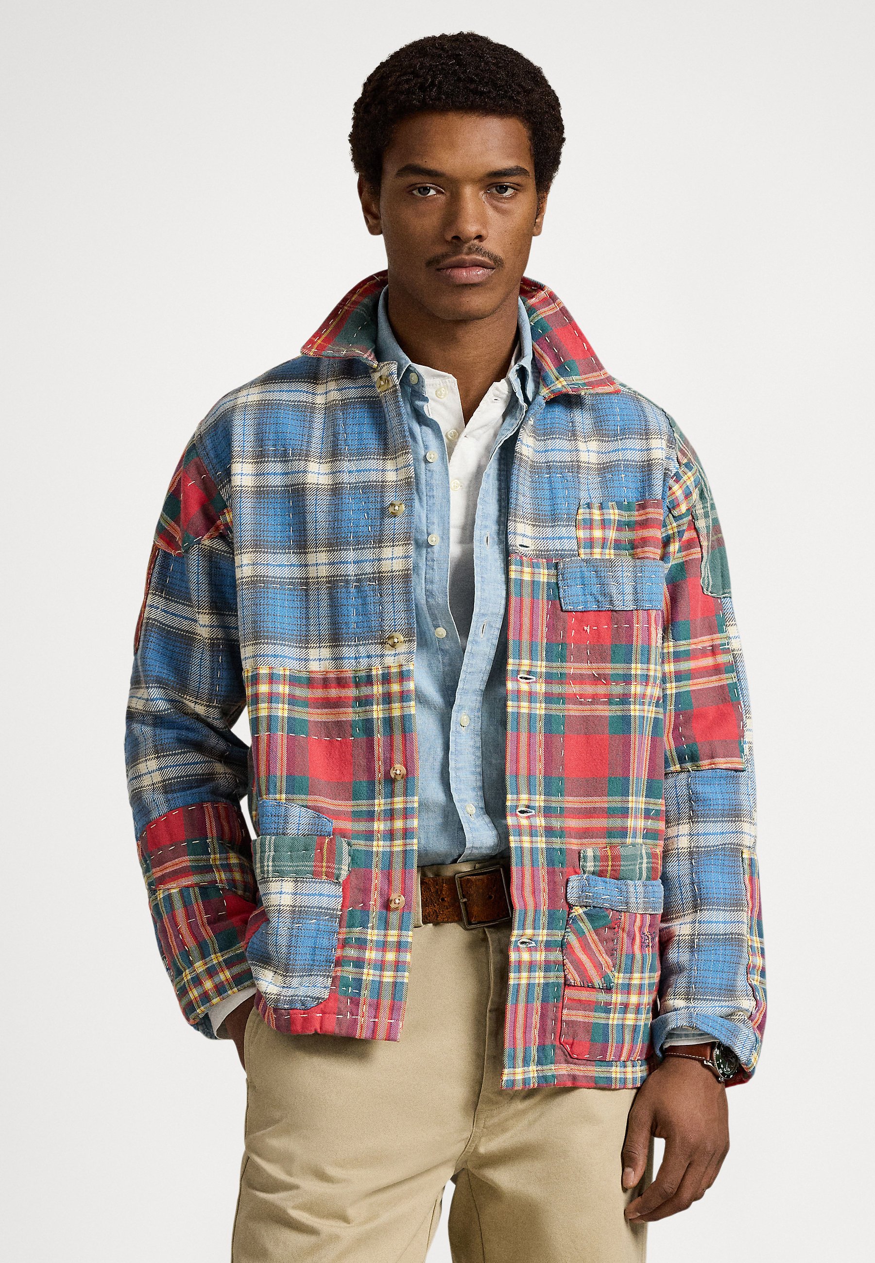 Polo Ralph Lauren PATCHWORK PLAID FLANNEL OVERSHIRT - Overhemd