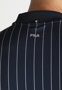 Fila STRIPES - Polo - peacoat blue/white
