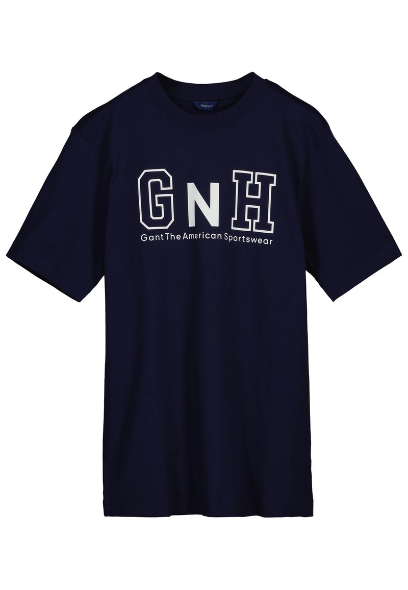 GANT Camiseta estampada - dark blue