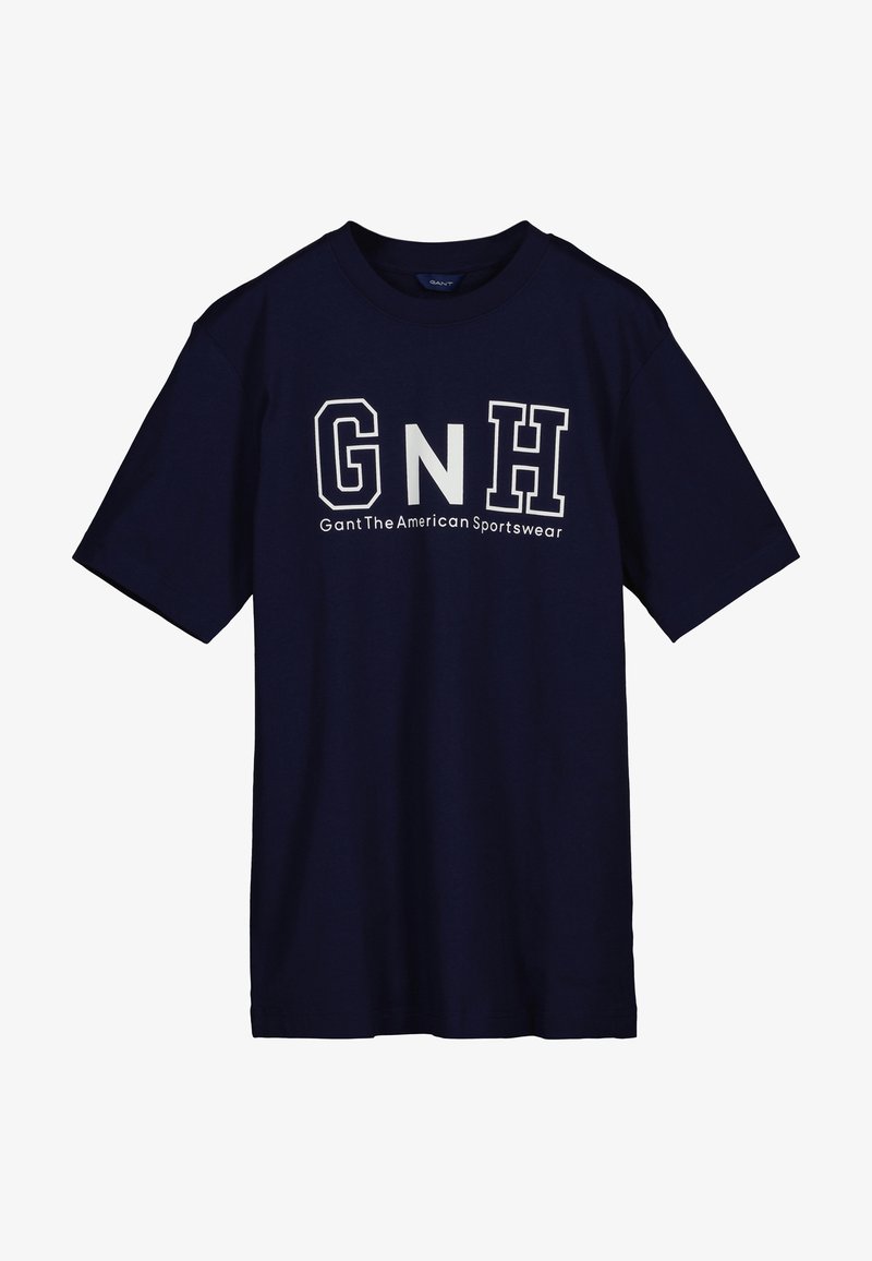 GANT Camiseta estampada - dark blue